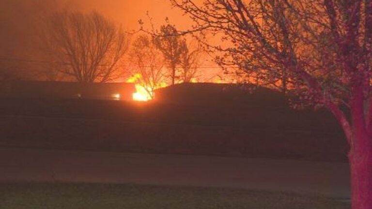 Devastating Wildfire Strikes Mannford