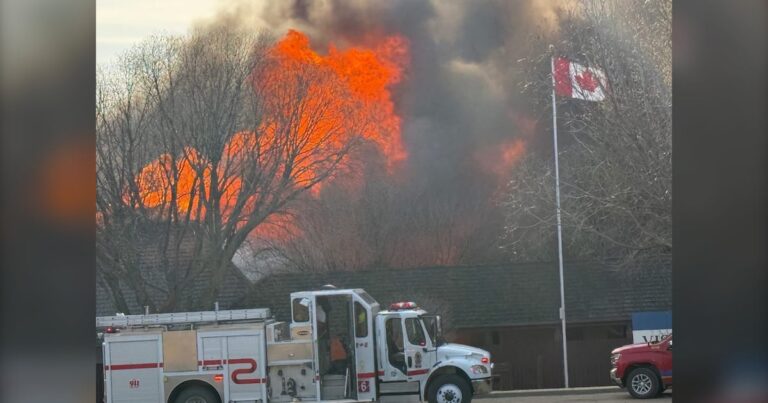 Elk Island Grass Fire Contained Near Ukrainian Cultural Village