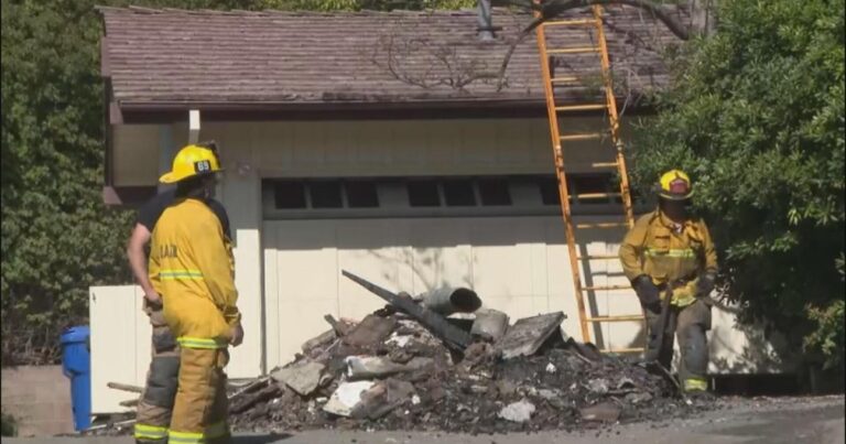 Flames Threaten Pacific Palisades Home That Withstood January Wildfire