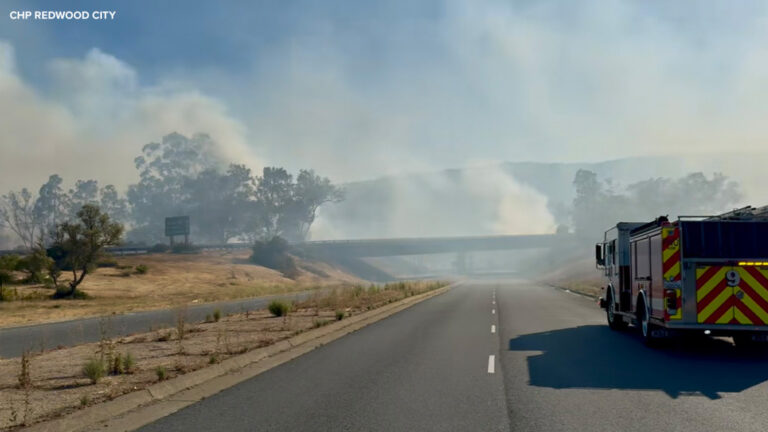 Edgewood Fire Contained As I 280 Lanes Reopen In San Mateo