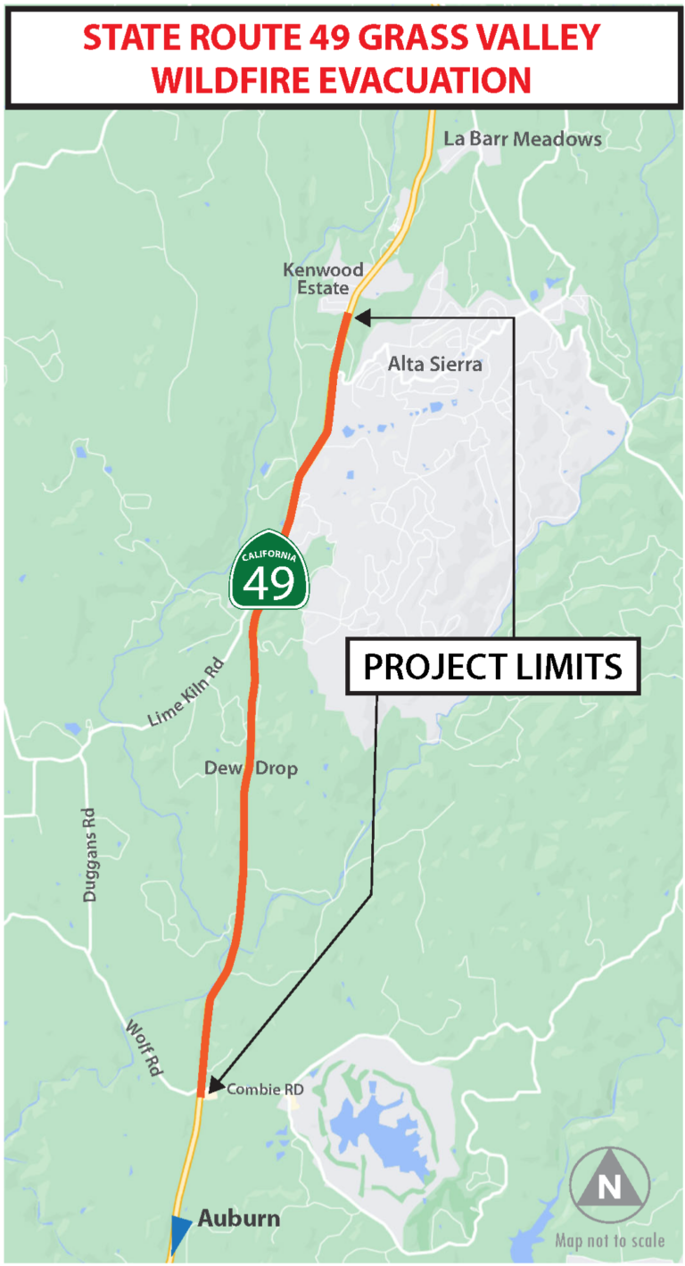 Caltrans Unveils Draft Plan For Hwy 49 Wildfire Evacuation Route